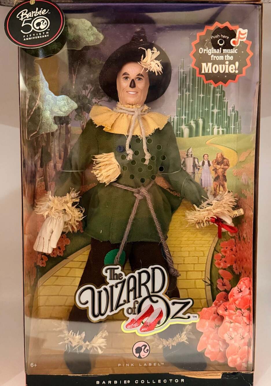 Barbie Collector The Wizard of Oz 70th Anniversary Scarecrow Ken Doll